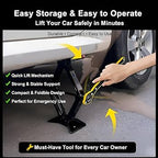 Universal car jack wrench set with accessories